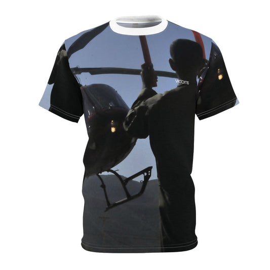 Helicopter Pilot Silhouette T-Shirt