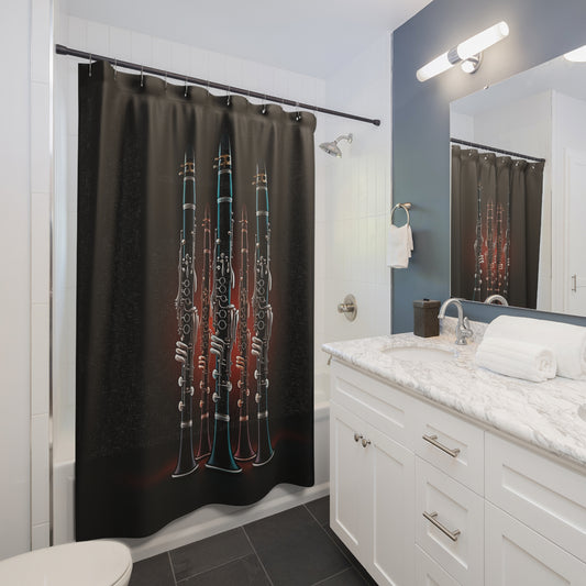 Shower Curtain Printed With Exclusive, High-Res, Full Color Beautiful Image.