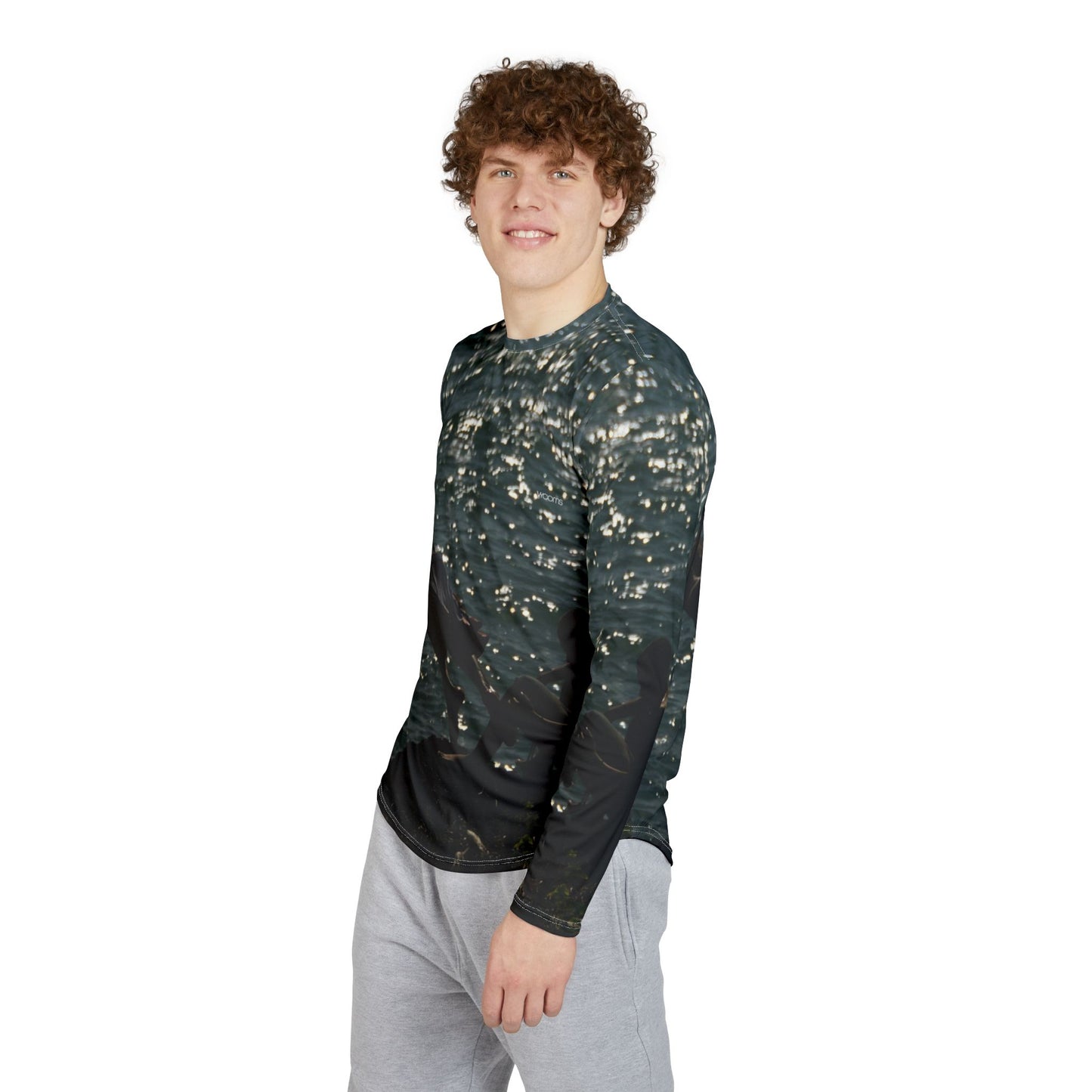 Men's UV Long Sleeve — Sparkling Ocean Diver