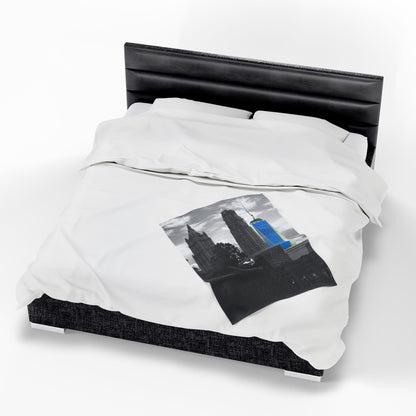 Velveteen Plush Blanket with beautiful photo image.