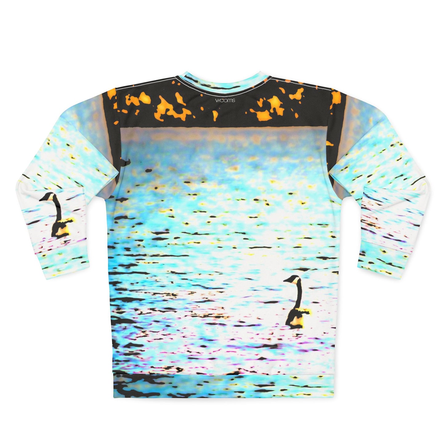 Swan Lake Sweatshirt — Pastel Watercolor Scenic Crewneck