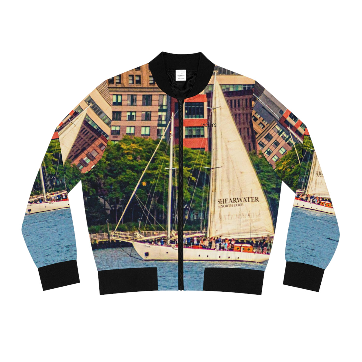 Women's Bomber Jacket - Manhattan Sail Reverie