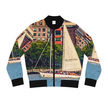 Women's Bomber Jacket - Manhattan Sail Reverie