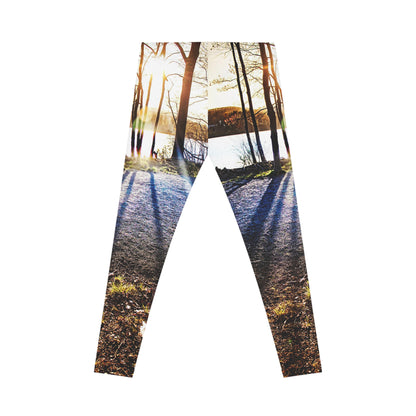 Lakeside Glow Premium Leggings– Sunset Reflection Edition