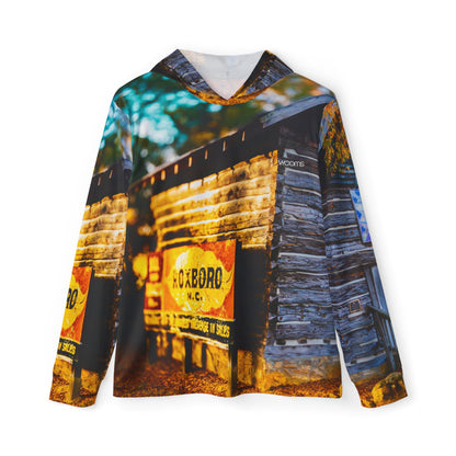 Rustic Escape Premium Warmup Hoodie – Country Cabin Edition