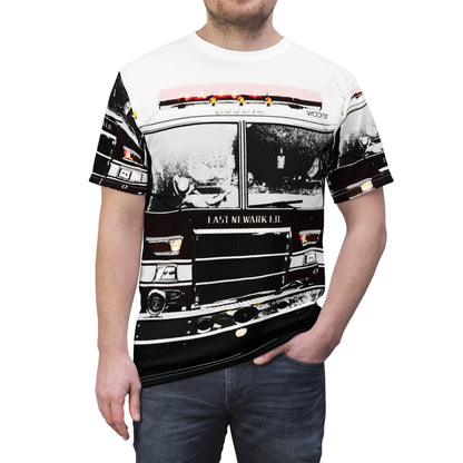 Newark Bravest T-Shirt – Vintage Firehouse Monochrome Edition