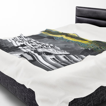 Velveteen Plush Blanket with beautiful photo image.