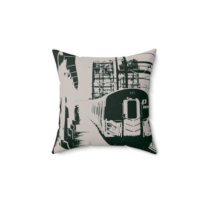 Spun Polyester Square Pillow Printed With Exclusive, High-Res, Full Color Beautiful Image
