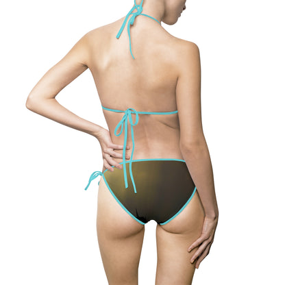 Olive Camo Tie-Side Bikini — Women's Triangle Swimsuit